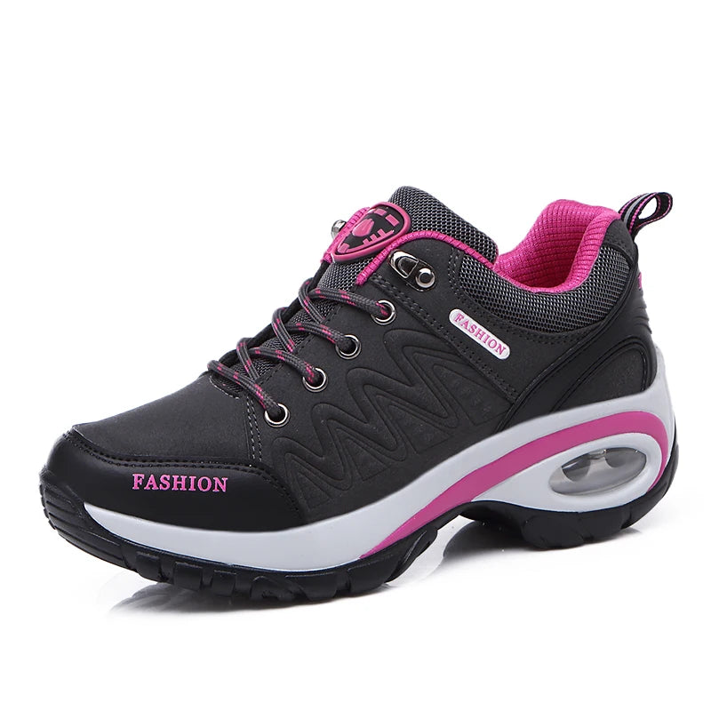 Ladies Sneakers Comfortable Breathable Platform Shoes Lace Up Female Casual Shoes for Women Outdoor and cold floors.