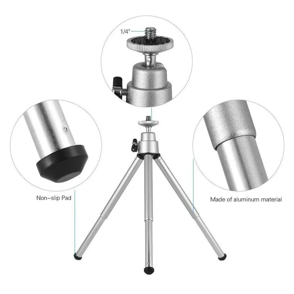 Portable Camera & cellphone Tripod Holder Tripod Projector Stretchable Bracket Selfie Stick for Digital Projector.
