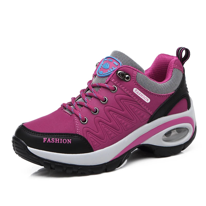 Ladies Sneakers Comfortable Breathable Platform Shoes Lace Up Female Casual Shoes for Women Outdoor and cold floors.